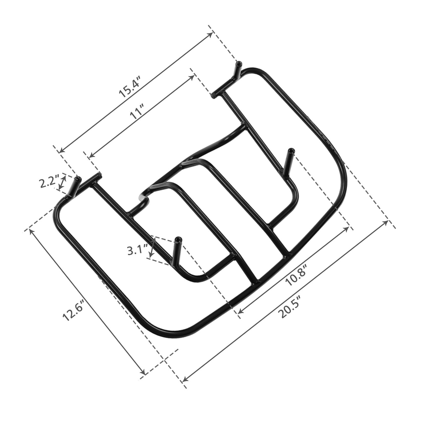 Pannier Holder Portaequipajes para GL1800 para GL 1800 2001-2017 Trasero para Motocicleta Accesorios para