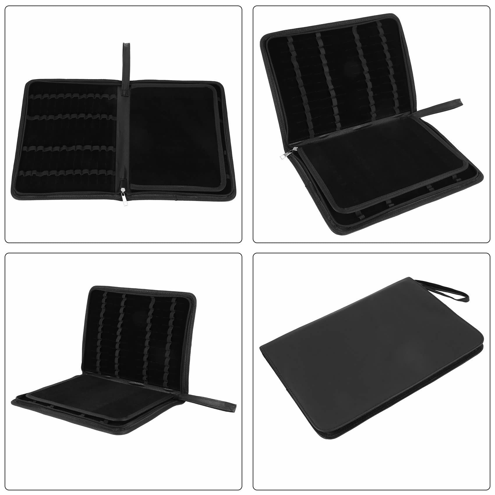 Sumnacon - Astuccio con 160 fori, grande capacità, per disegnatore professionale o amatoriale, colore: rosa