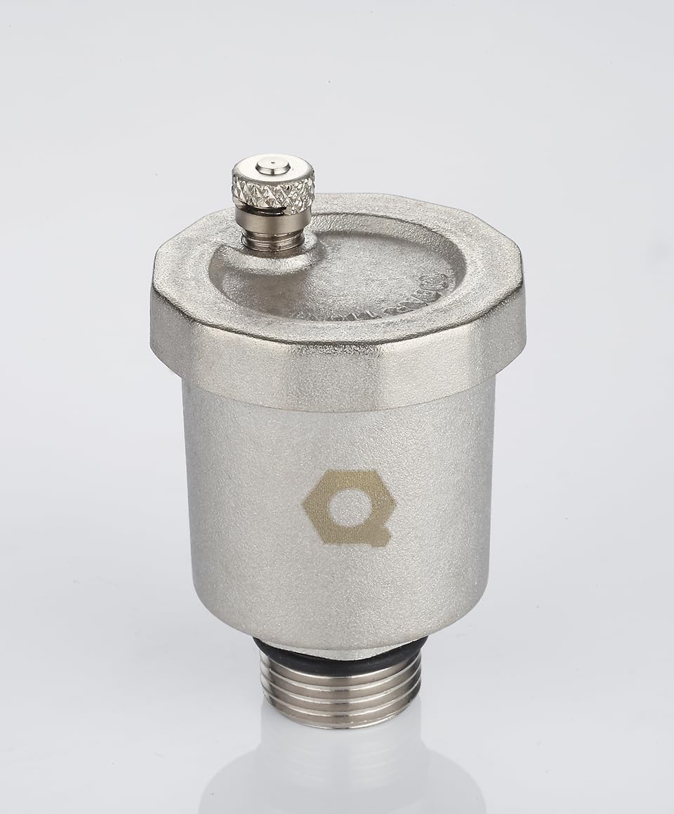 zencQ Automatic Bleeder Heater 1/2 Inch, Silver