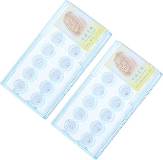 BUTIFULSIC Jóias Labret 20 Peças Enfeite De Dente Para Unhas Pedras Preciosas Para Unhas Pedras Preciosas Para Unhas Dente Branco Ornamento De Dentes Reflexivos Decoração De Joias De Dente
