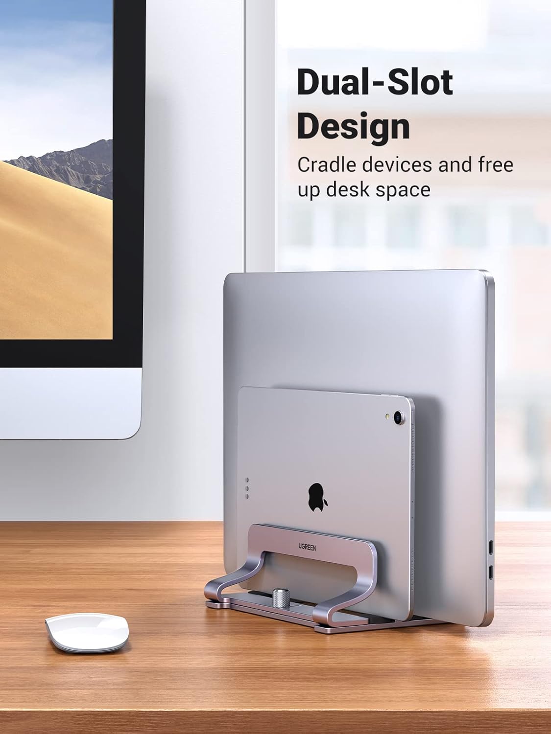 UGREEN Vertical Laptop Stand Bundle