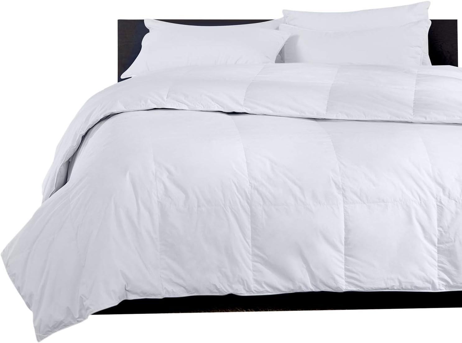 Down Alternative Comforter, All Season Comforter - Fiberfill Duvet Insert - Box Stitched, Size-Olympic Queen (90"X90") Colour Royal Blue