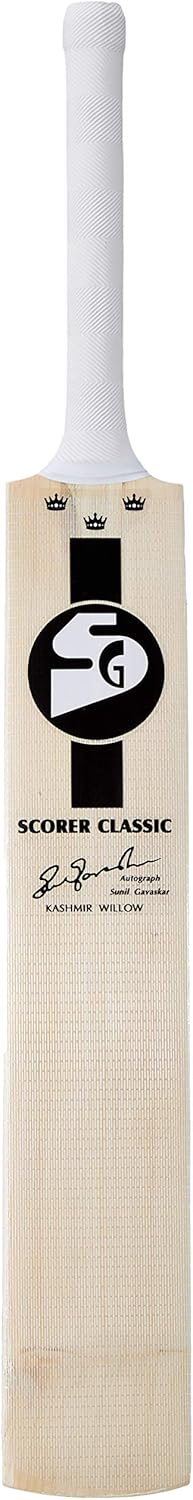 SG WDS Scorer Classic Kashmir Willow Bat Size 5 with Cover for Kids Upto 13 Years
