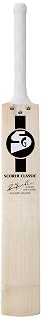 SG Scorer Classic Cricket Bat for Mens and Boys (Beige, Size -5) | Material: Kashmir Willow | Lightweight | Free Cover | Ready to Play | for Intermediate Player | Ideal for Leather Ball