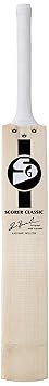 SG Scorer Classic Cricket Bat for Mens and Boys (Beige, Size -5) | Material: Kashmir Willow | Lightweight | Free Cover | Ready to Play | for Intermediate Player | Ideal for Leather Ball