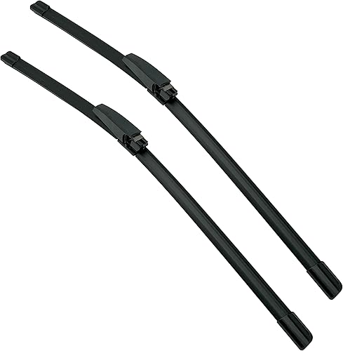 Repuesto para Audi A4A4 Quattro 2003-2009, A6 S6A6 QuattroAllroad Quattro 2002-2005, RS4S4 2004-2008 Limpiaparabrisas silencioso -FAPIUO Juego de