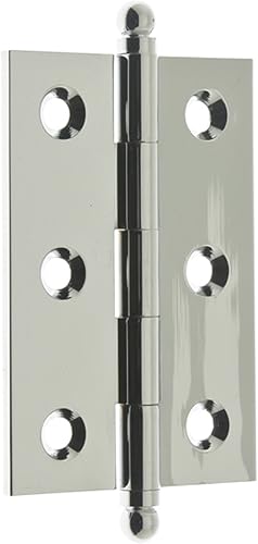 idh by St. Simons 82517-026 - Bisagras de gabinete de latón macizo de calidad profesional de 2-12 x 1-710 pulgadas (par), 2-12 x 1-710 pulgadas,