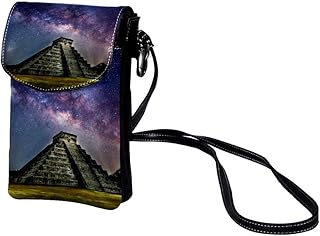 Haminaya Mini Borsa a Tracolla Piramidi egizie Telefono Cellulare Carta di Credito Passaporto Piccola Borsa Con Slot per Carte di Credito 19x12x2cm