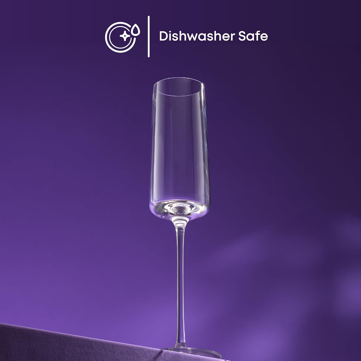 JoyJolt Sidney Stemmed Champagne Flutes Set of 4 | 7 oz Modern Champagne Glasses for Prosecco, Rose, Sparkling Wine, Mimosa, Cocktail Wedding Registry Hosting Gifts | Premium Crystal Made in Europe - Image 4