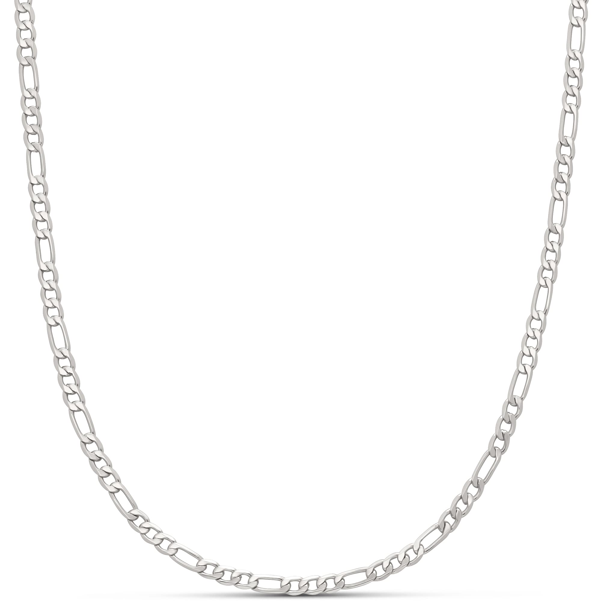 Amazon Essentials Plated Fine Figaro Chain