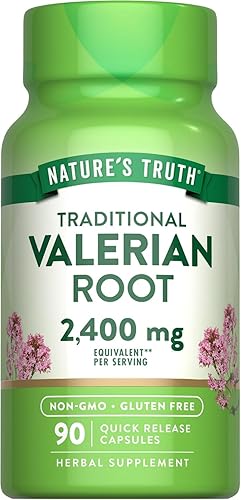Nature's Truth Raíz de Valeriana 1200 mg Suplemento 90 ea (Paquete de 3)