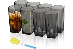 Topsky 20oz Unbreakable Drinking Glasses (8 Pack)