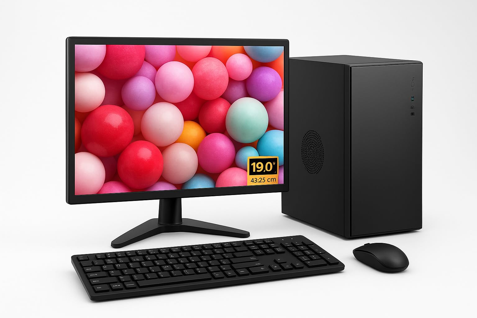 Fusionit Desktop PC Core i7-4770 | 8GB RAM DDR3 | 1TB HD | 128 GB