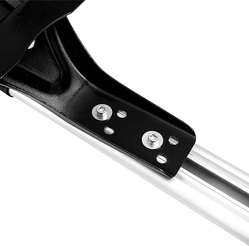 Miniatura 5 de Barras transversales universales de 53 pulgadas, barras transversales ajustables para equipaje, bloqueo con llave para automóvil sin riel lateral