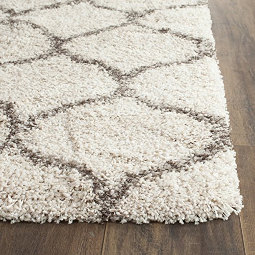 Tapete Safavieh Hudson Shag 9' x 12' Ivory y Gris miniatura 4