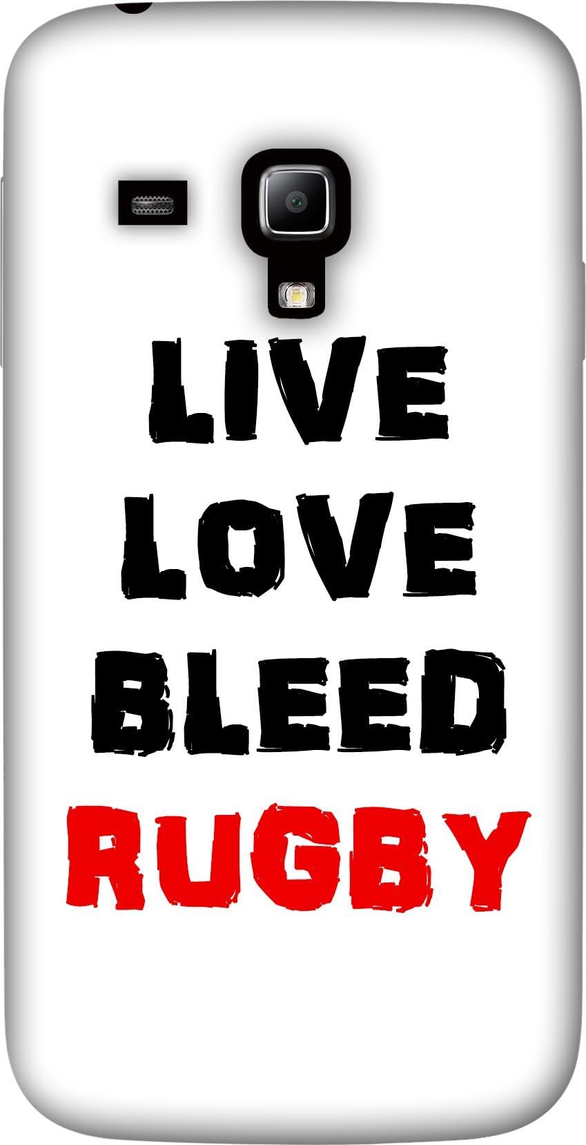 Live Love Bleed Rugby White Samsung Galaxy S3 ** Mini ** High Gloss Phone Cover Case Photo Quality - 3D Full Wrap Design