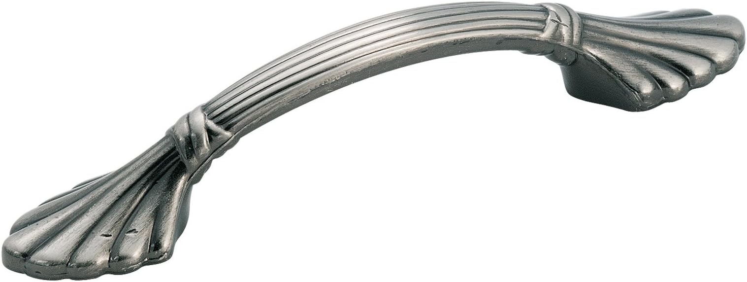 Amerock BP1333-PWT Natural Elegant Shell 3-Inch Pull, Pewter