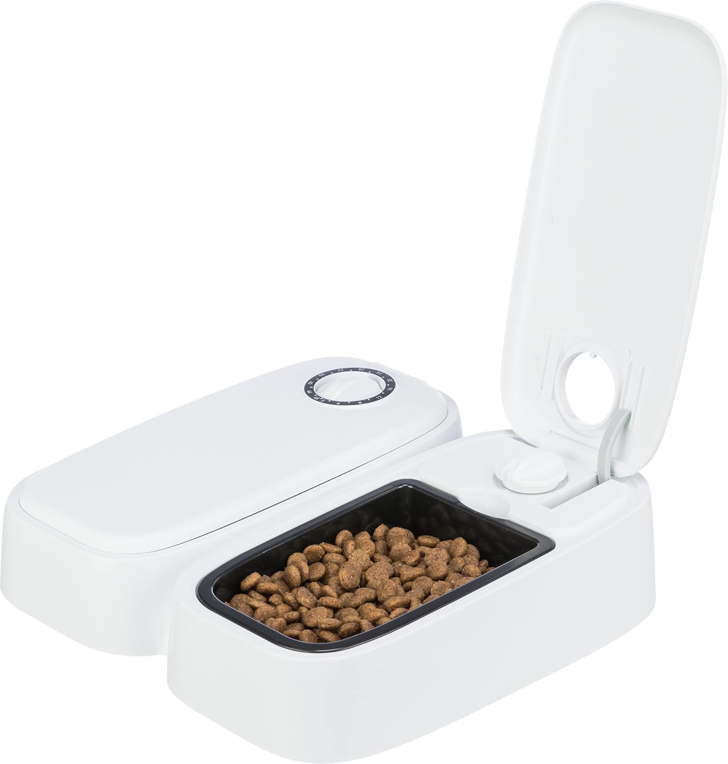 Pet Supplies TRIXIE TX2 Automatic Food Dispenser, Dual Compartments
