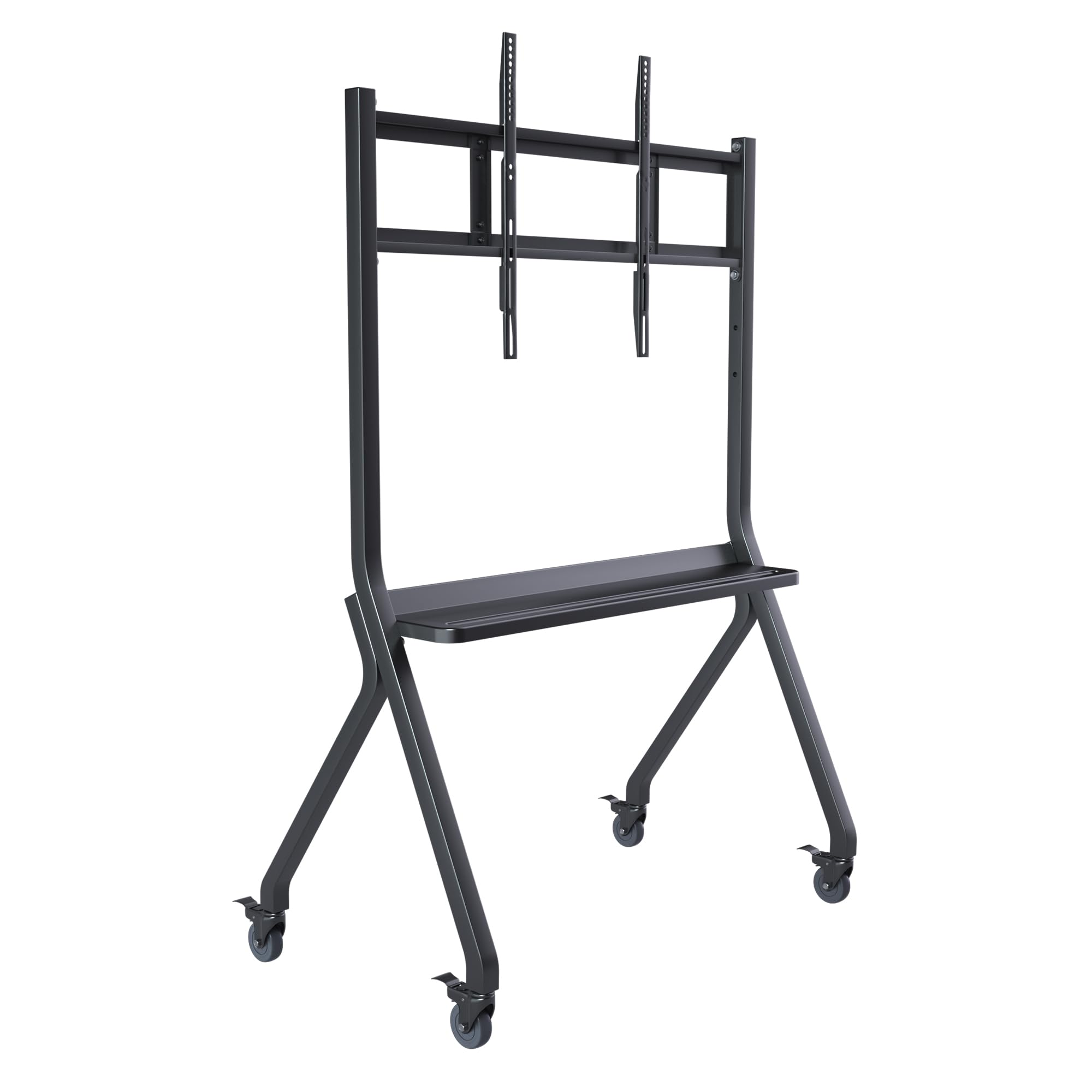 JAV Smart Board Stand for Interactive Whiteboard 55"-86", Four Lockable Wheels, Design for The Modern Office or Classroom