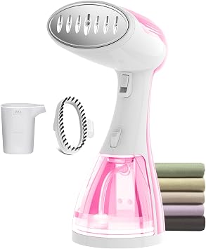 Small Handheld Steamer Iron for Clothes - 1350W Portable Clothes Steamer, Removes Wrinkle with Heat-Resistant & Strong Steam for Different Fabrics, Suit for Home/Office/Travel