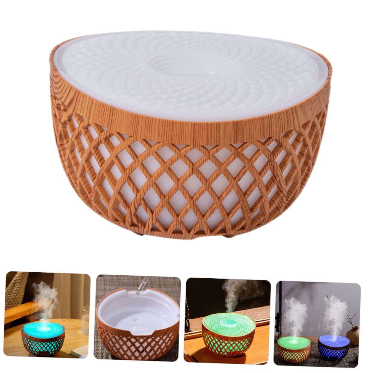 GALPADA Humidificador de Escritorio y Difusor de Fragancias Capacidad de 320ml, Diseño Simple y Material Abs para Decoración y Aromaterapia Hogar o Dormitorio