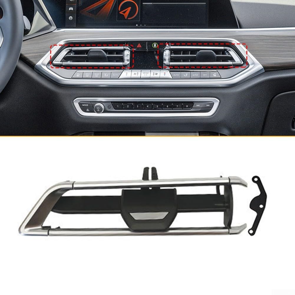 X5 G05 / X6 G06 / for X7 G07 Front Middle Left Air Conditioning Vent Grille Blade Repair Kit, Black, for AC Outlet