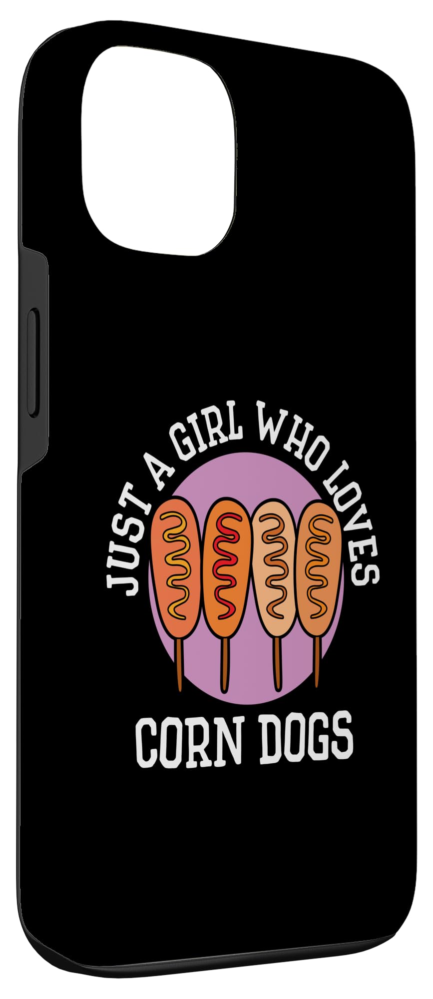 Just a girl who love corn dogs Case for iPhone 13 - Image 3