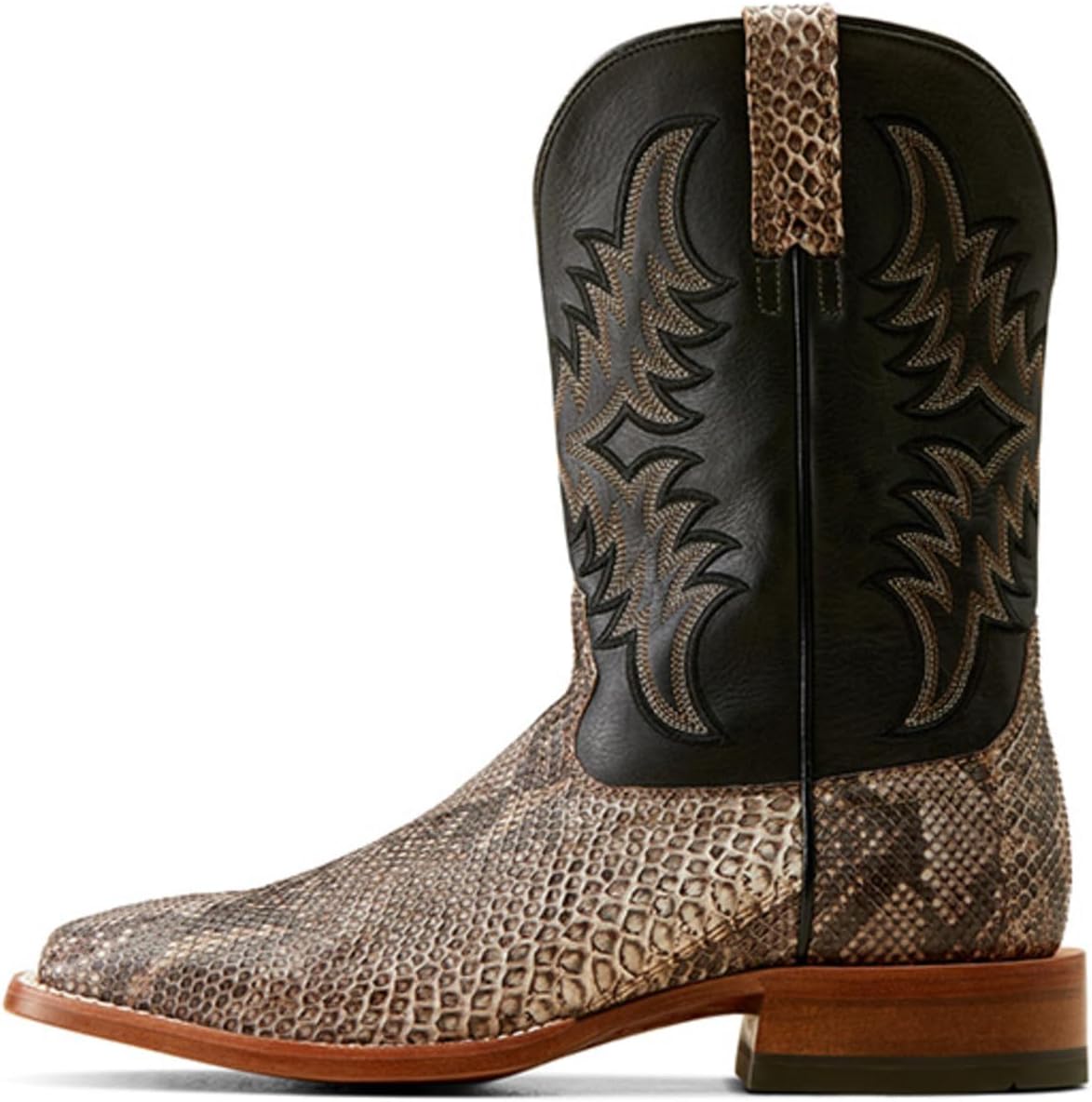 ARIAT Men's Dry Gulch Exotic Python Western Boot Broad Square Toe - 10047081 8.5 D(M) US