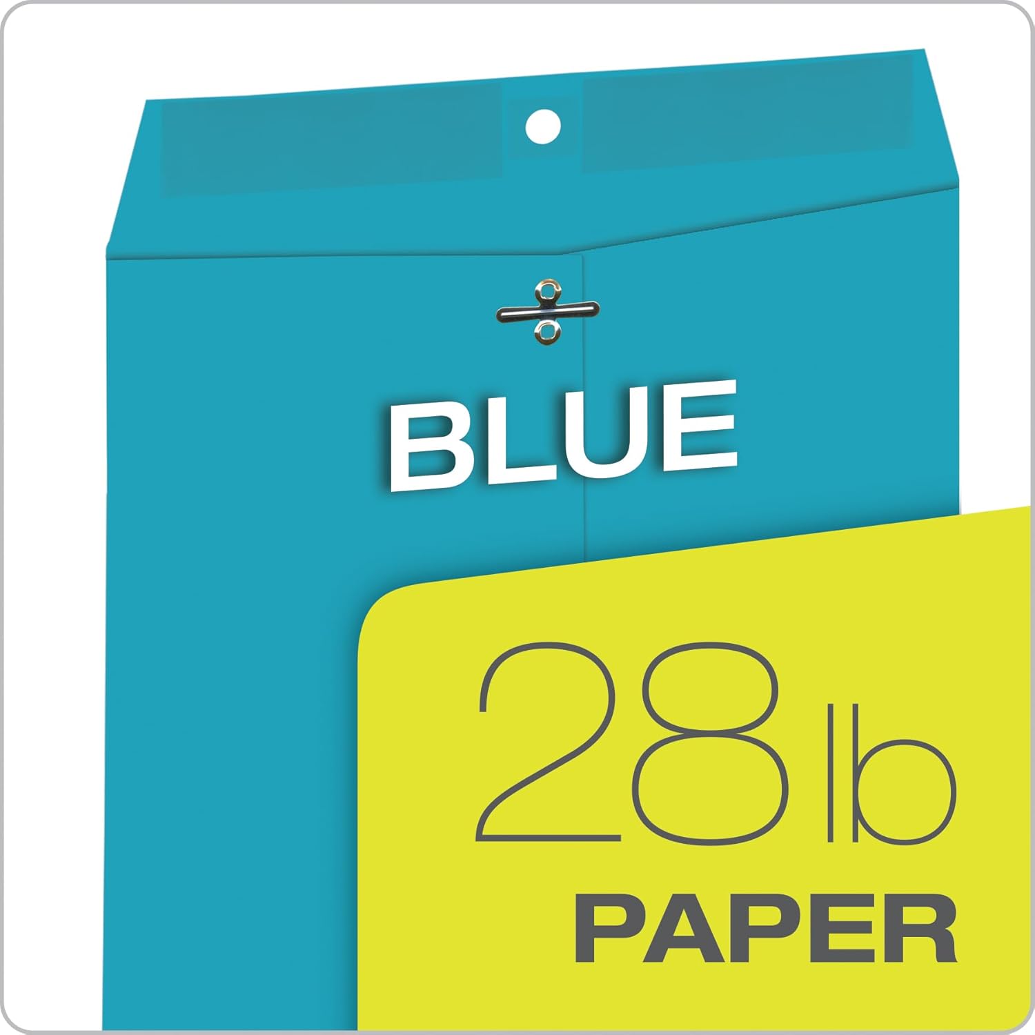 Quality Park Clasp Envelopes, 9 x 12 inches, Blue, Pack of 10 (38737)