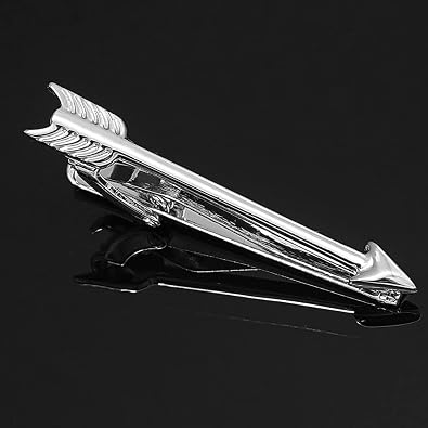 Silver Tie Clip for Men Business Necktie Pinch Clip Personalised Tie Bar