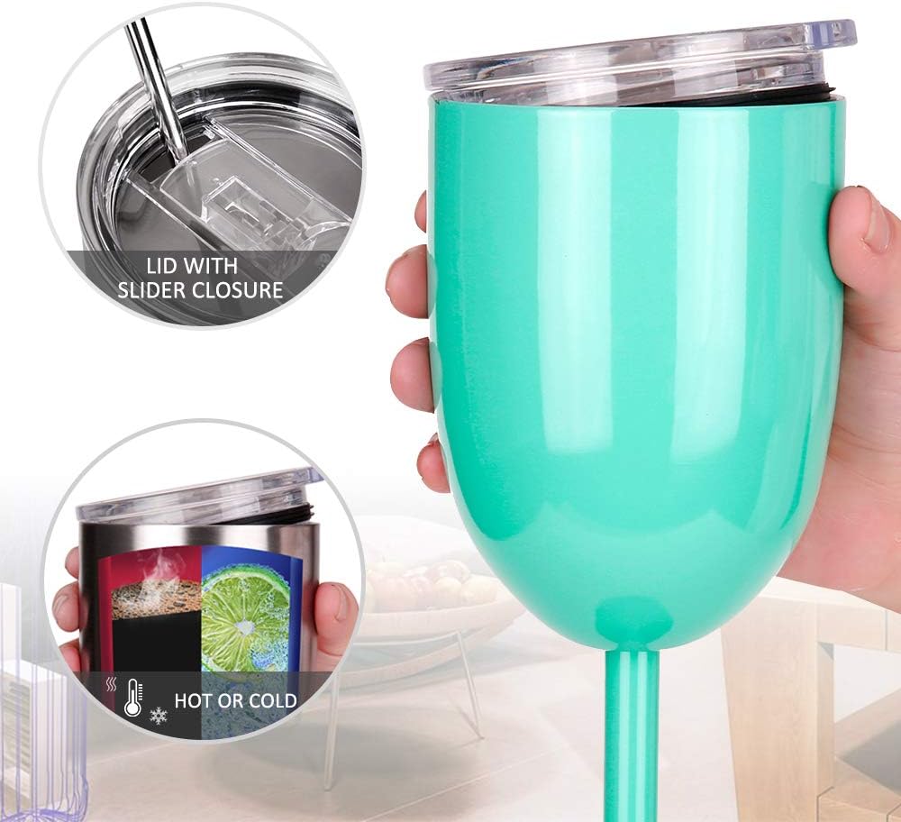 Sip in Style: AMZUShome Double-Walled Wine Tumblers Reviewed!