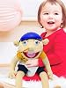 pologmase SeaFly Jeffy Plush Toy Doll, 60cm Soft Hand Puppet With Working Mouth, Mischievous Funny Puppets For Halloween Party & Preschool
