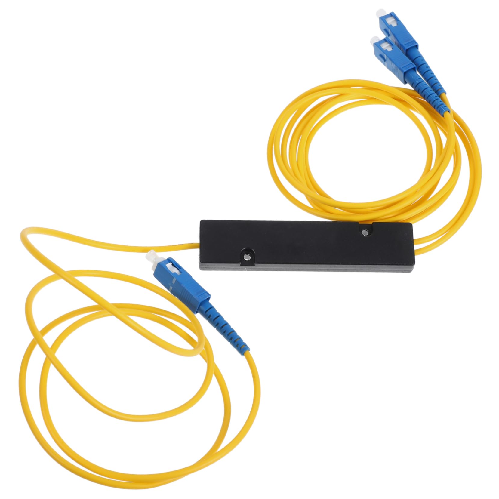 Gadpiparty 5pezzi Optic Cord Splitter Fused Optical Cable Stabilità e Trasmissione Connettori Protettivi Flessibile Impianti Tv