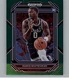 2023-24 Panini Prizm Draft Picks Prizms Green #25 Dariq Whitehead RC Rookie Duke Blue Devils Basketball Trading Card