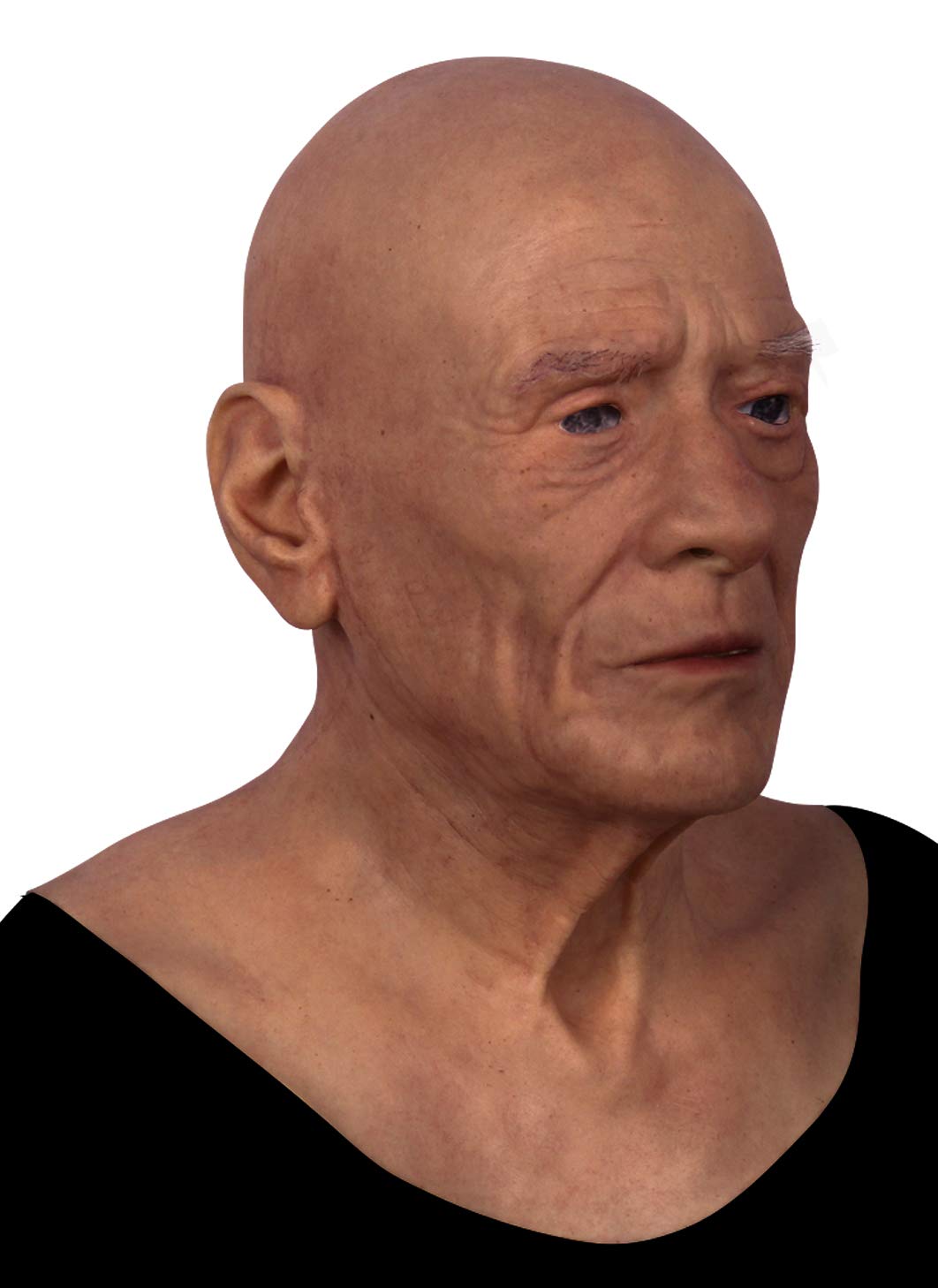 KUMIHO Silicone Old Man Mask For Adult Realistic Male Face Head Mask Halloween Cosplay Disguise Costumes Crossdresser