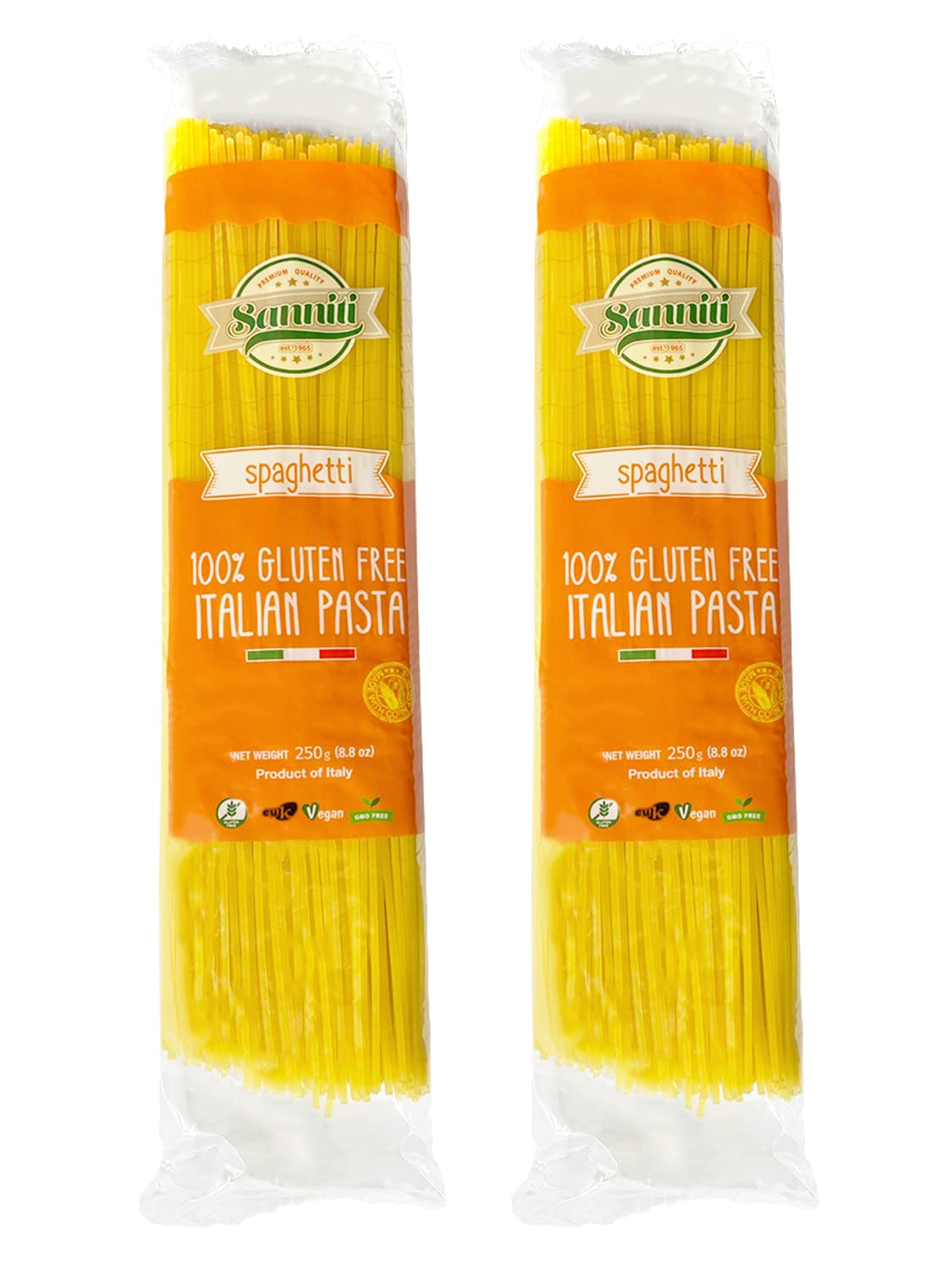 Sanniti Gluten Free Italian Pasta (Pack of 2) (Spaghetti