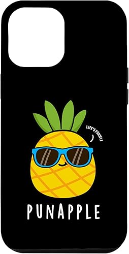 Funda de juego de palabras de piña divertida Punapple para iPhone 12 Pro Max