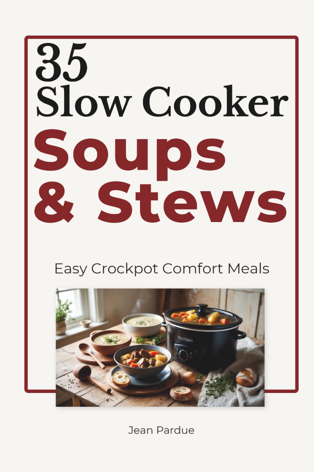 35 Slow Cooker Soups & Stews: Easy Crockpot Comfort Food for Busy Families