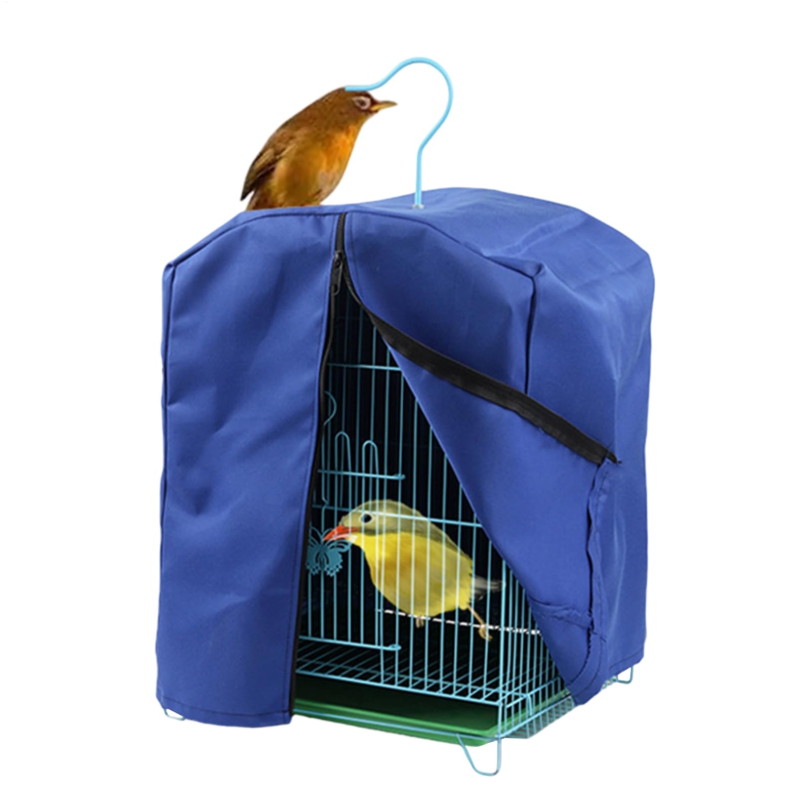 Cage Covers for Birds - Insulated Waterproof Cover Breathable Fabric Dark Light Blocking Panel Soft Protective Layer | For Night Rest, Privacy, Warmth, Quiet Environment and