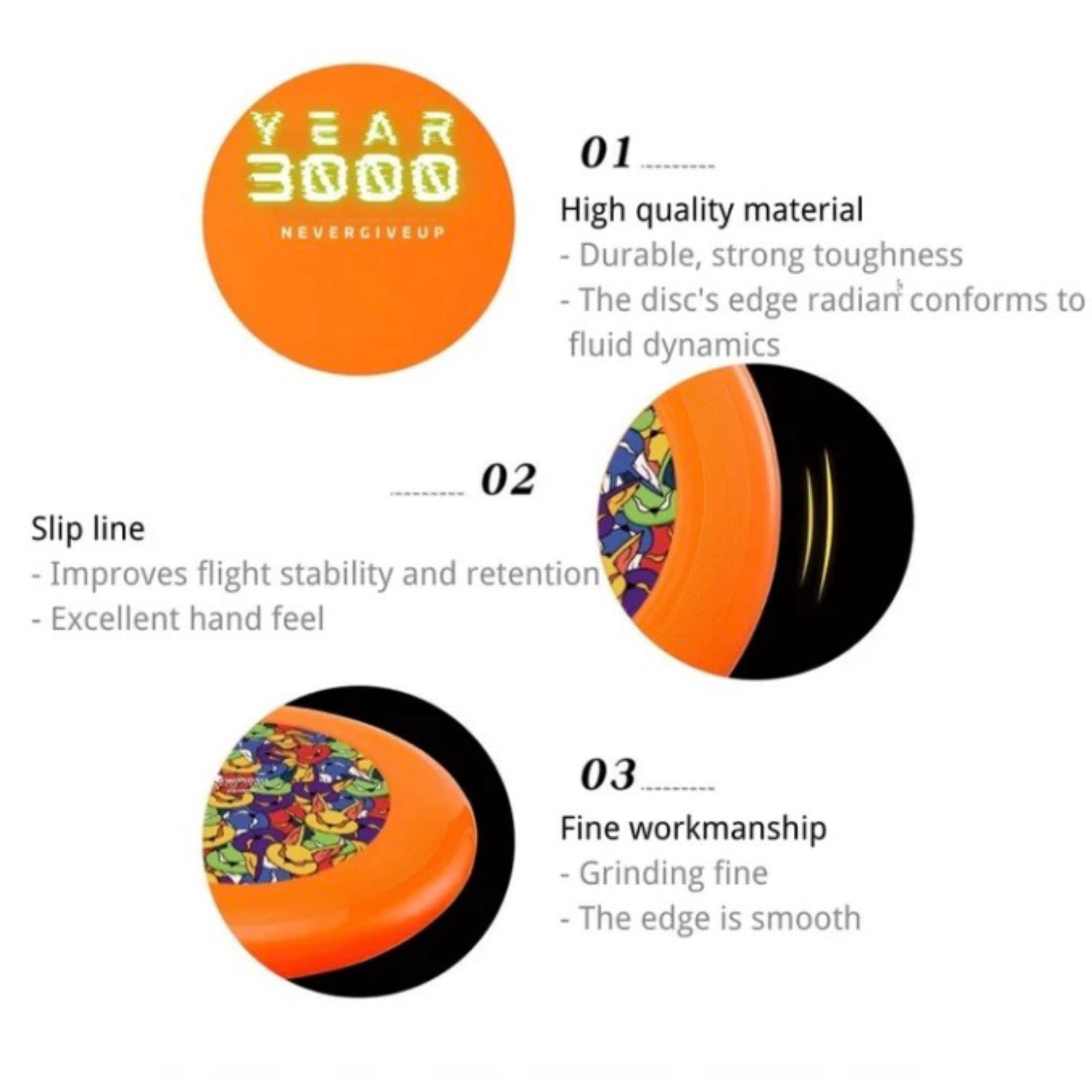 Gestalten Sie Ihre eigene Disc Golf-Scheibe, personalisiertes Foto im Freien Frisbee, 175g professionelle Flugscheibe, Trainingsausrüstung für Fitness, Disc Golf-Teamspiel (Schwarz)