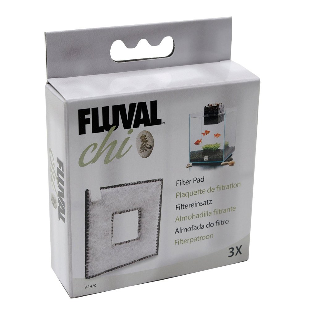 Fluval Chi Aquarium 19 & 25L Filtermedia Bundle Filter Pads 3pk +Foam