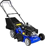 BILT HARD 21 Inch Self Propelled Gas Lawn Mower, 201cc 4-Cycle OHV Engine, 3-in-1 Functions (Bagging, Mulching and Side Discharge) with 8-Positions Adjustable Cutting Height, Easy Start