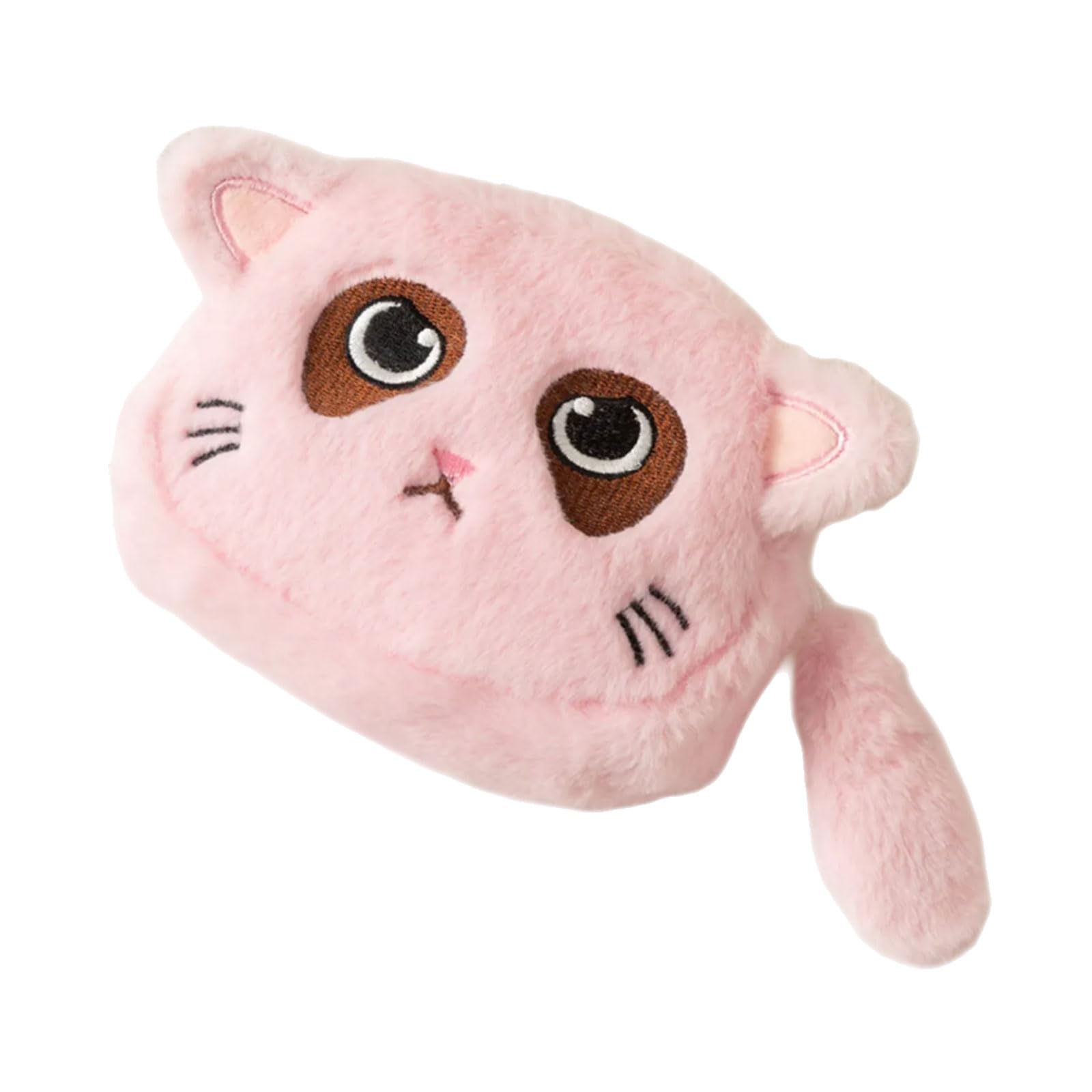 ZWWAAZHF Cats Coin Purse Plush Change Pouches with Zippers Lovely Wallet Bag for Women Kids Small Makeup Bag Coin Gifts Cats Pouches