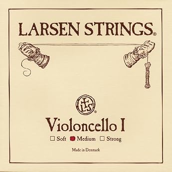 LARSEN STRINGS Cello Strings Original A Steel Medium