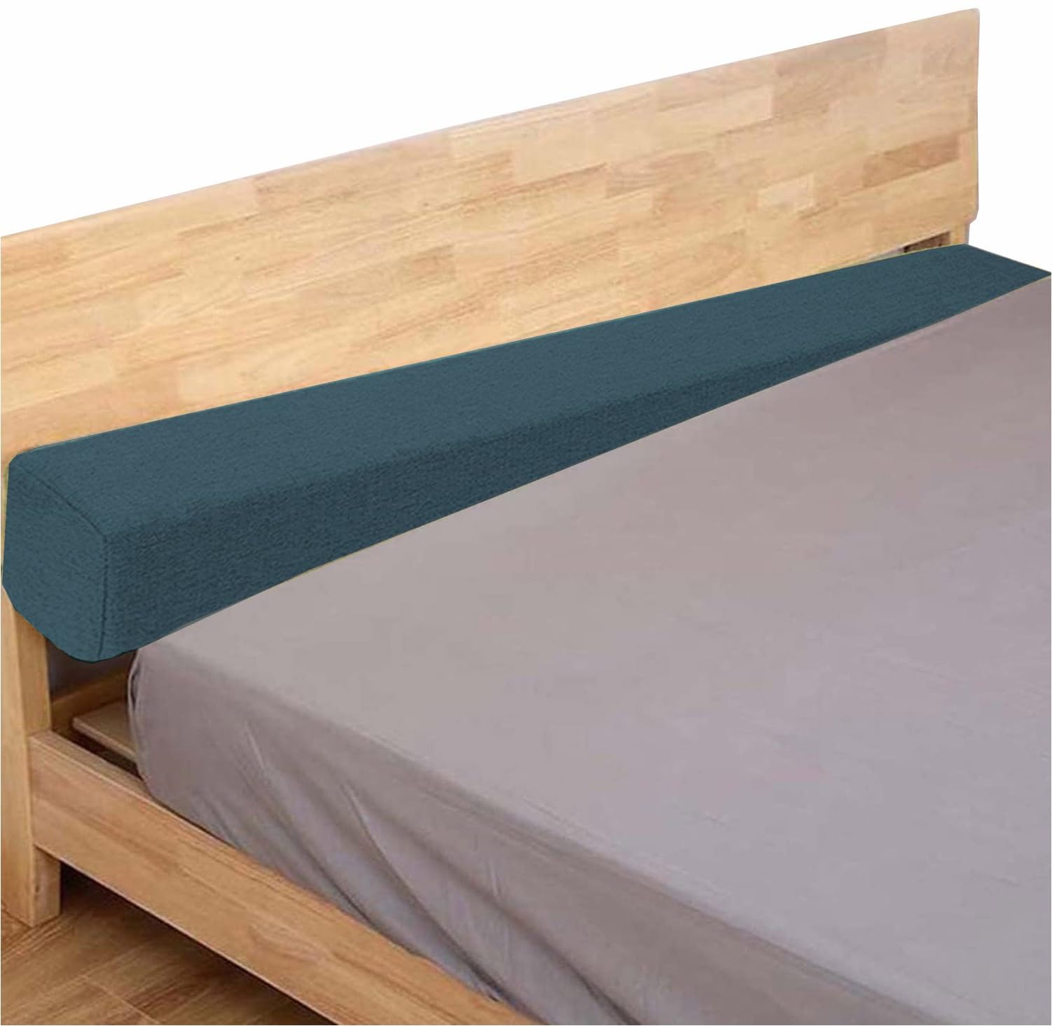 Holomaalahi bed seam filler 200x10x15cm/78x4x6in for Headboard Gap or Wall, Bed Extension for Single, Double & King Beds, Removable Cover