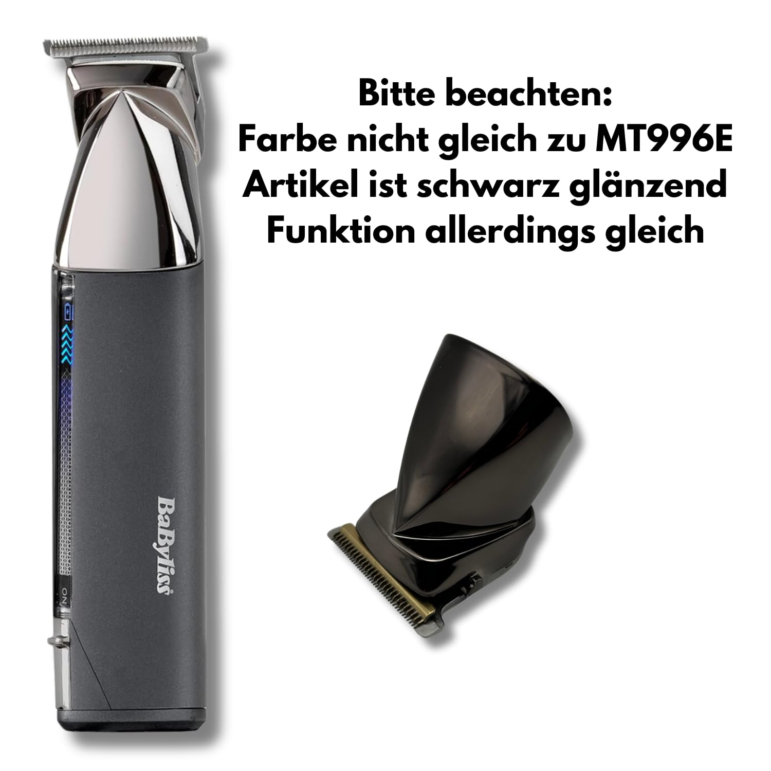 Głowica nożowa kompatybilna z BaByliss MT991E Regolabarba Multitrymer MT996E Super-X metalowa głowica tnąca, część zamienna do oryginalnego numeru 35009913