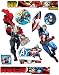 alles-meine.de GmbH 9 TLG. Set _ XL Wandtattoo / Sticker _  Avengers / Thor & Captain America  - Wandsticker - Aufkleber für Kinderzimmer - selbstklebend + wiederverwendbar - 6..