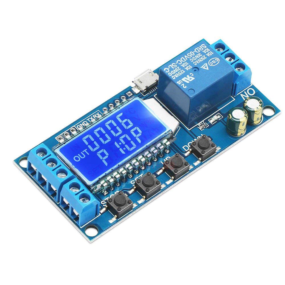 xcluma 1 channel 5V Delay off Cycle Timer 0.01s-9999mins Trigger Delay Switching Relay Module with LCD Display with Micro USB Port (B085Y87MPZ) Amazon Price History, Amazon Price Tracker