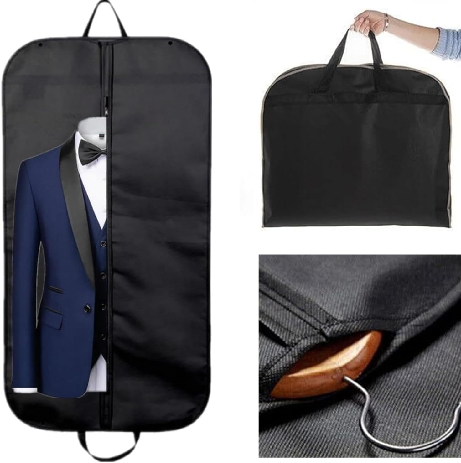 Premium öltöny táska teljes cipzárral