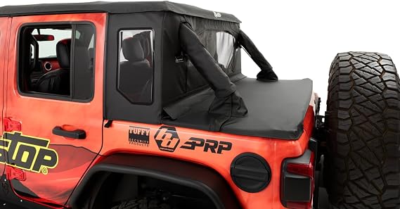 Bestop Halftop Soft Top - '07-18 Wrangler JK 4-Door (Black Twill)